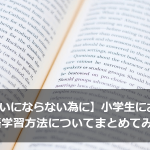 【英語嫌いにならない為に】小学生におすすめの英語学習方法についてまとめてみた